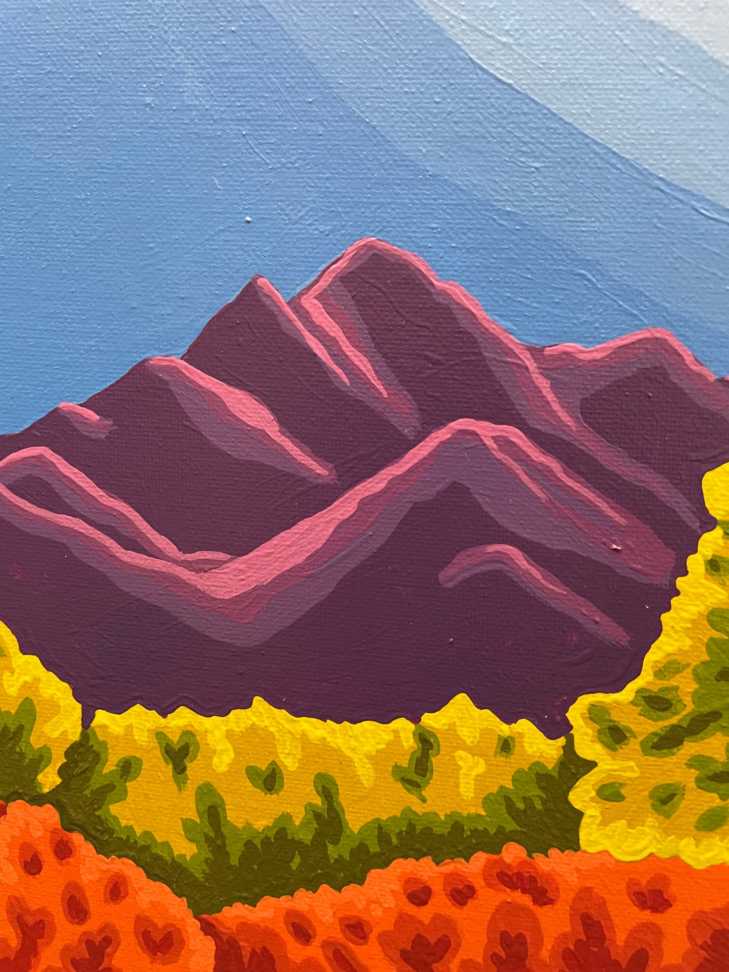 Desert Sun Original Painting
