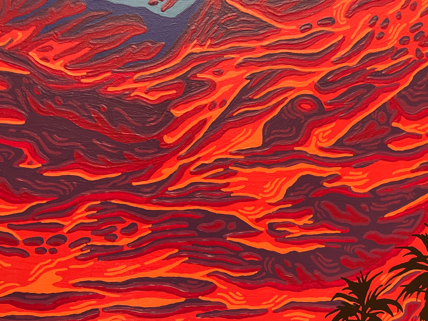 Fire Sky Original Painting
