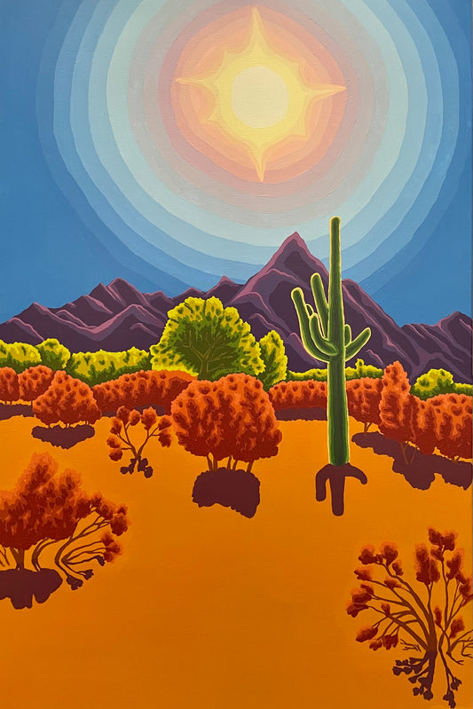 Desert Sun Original Painting