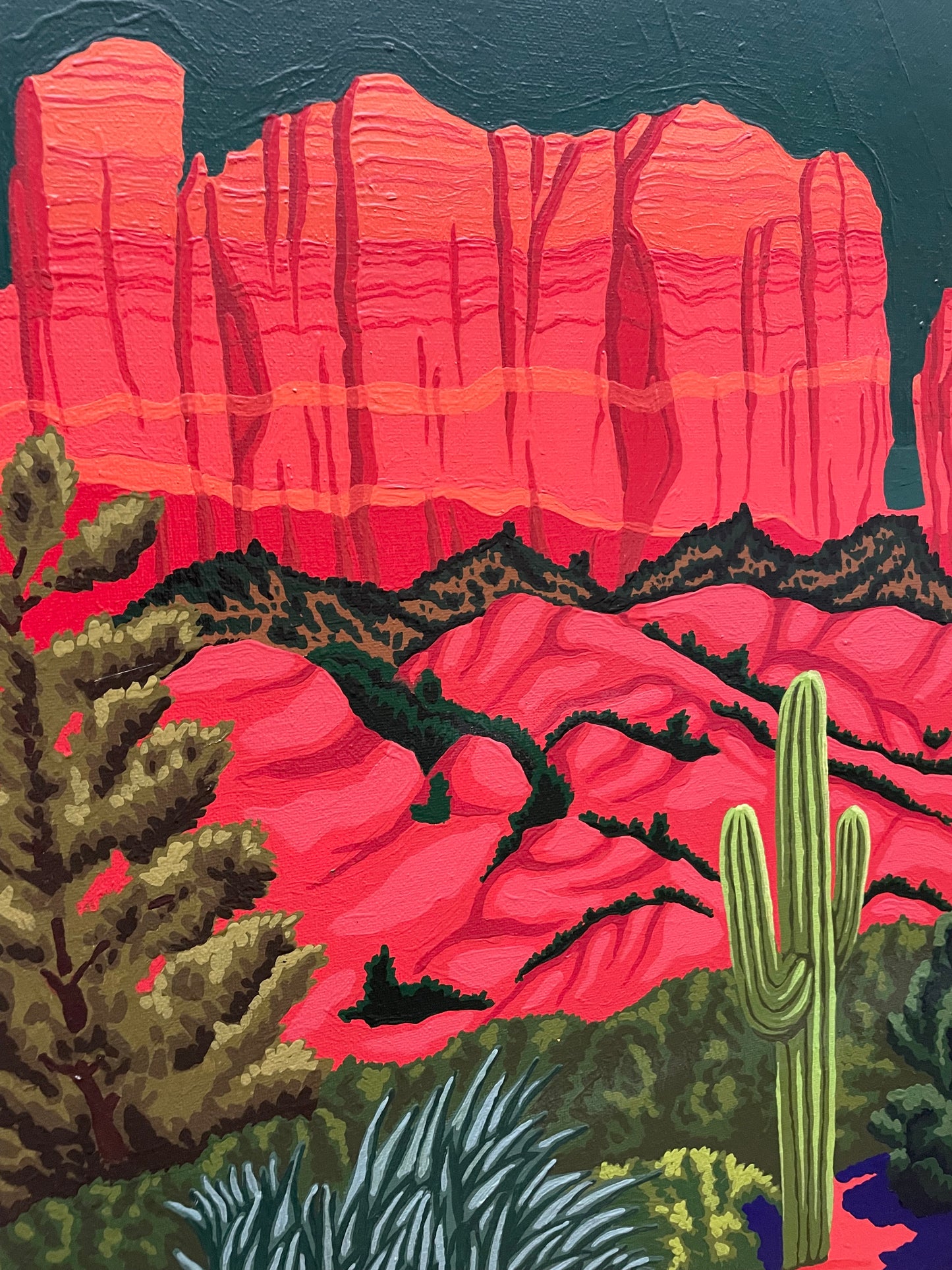Desert Moon Original Painting