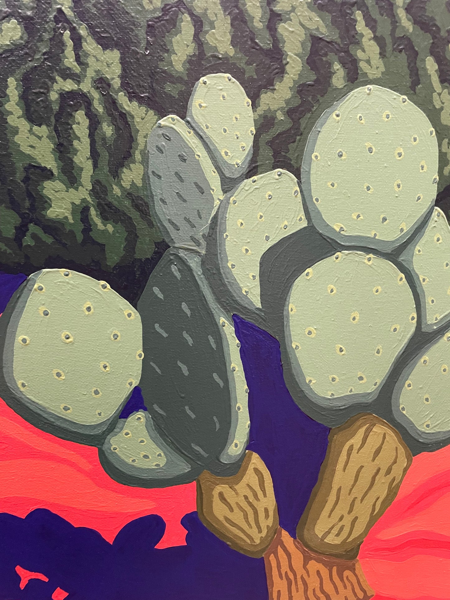 Desert Moon Original Painting