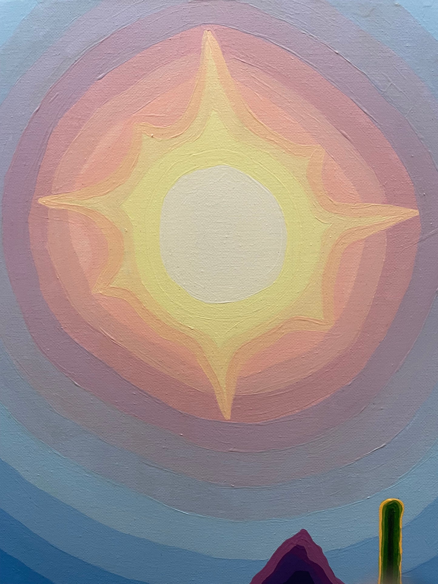 Desert Sun Original Painting