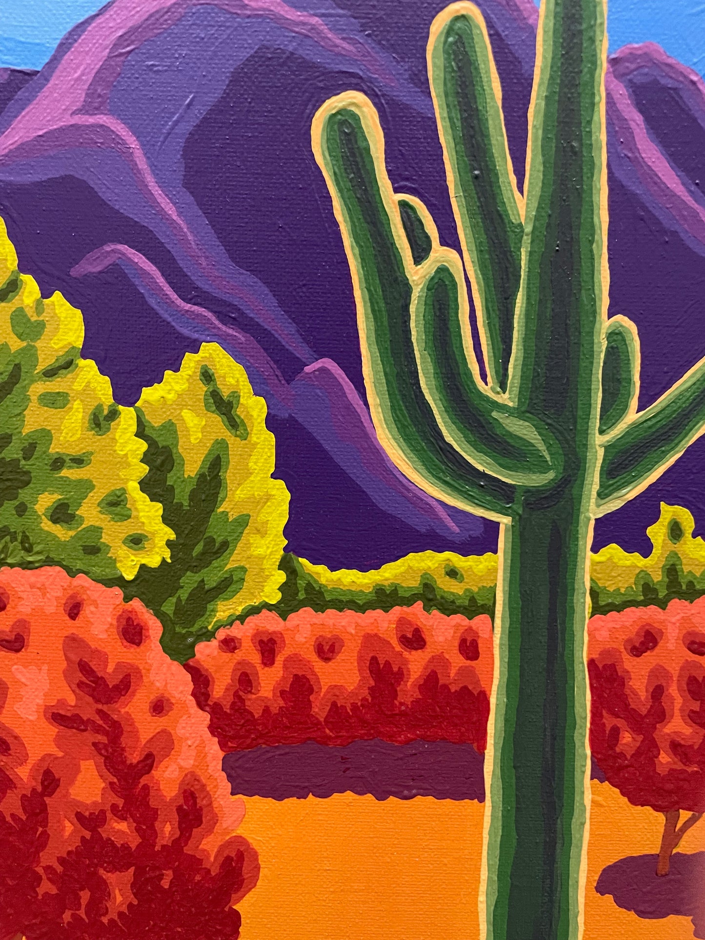 Desert Sun Original Painting
