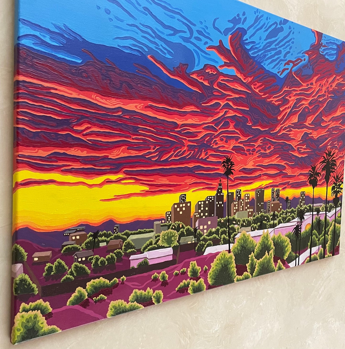 Fire Sky Original Painting